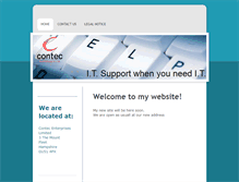 Tablet Screenshot of contecltd.co.uk